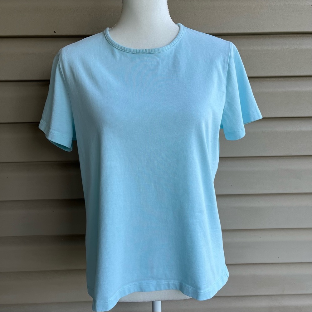 •Orvis• Mint Green Cotton Short Sleeve Tee - Size Medium